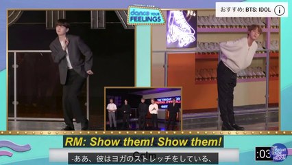 【日本語字幕】201001 ゲーム Dance Your Feelings with BTS（ダンス対決）【防弾少年弾BTS】