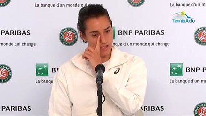 Roland-Garros 2020 - Caroline Garcia : "J'ai des problèmes de pied depuis que l'on a déconfiné. Cela me poursuit un peu"
