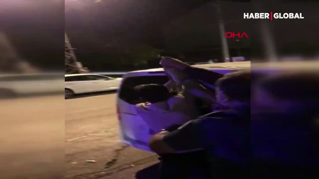 Eğlence mekanına alınmayan polis havaya ateş açtı