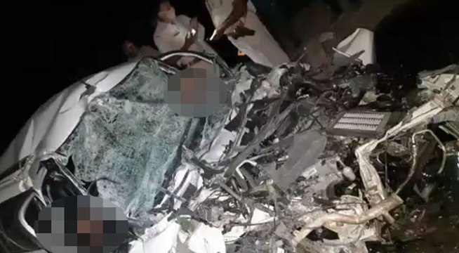 राजस्थान एक्सीडेंट : बीकानेर में सड़क हादसे में पूगल एसएचओ समेत तीन पुलिसकर्मियों की मौत