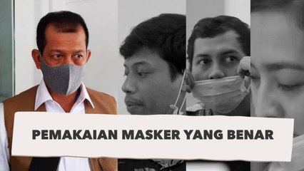 Doni Monardo: Pakailah Masker dengan Benar