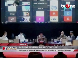 Sembuh dari Covid-19, Menag: Terima Kasih Doanya