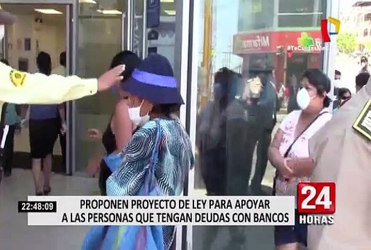 Gobierno propone proyecto de ley para dar facilidades a peruanos con deudas en los bancos