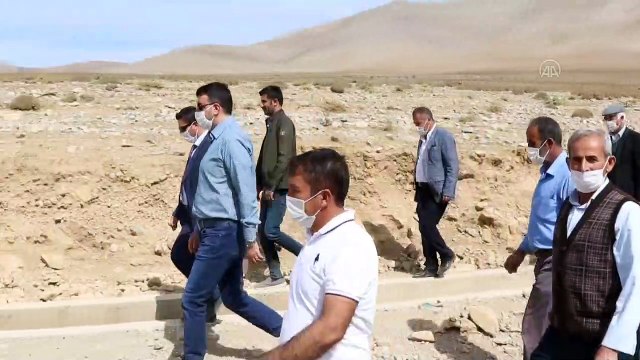 50 yıldır susuz olan araziler suya kavuştu - VAN