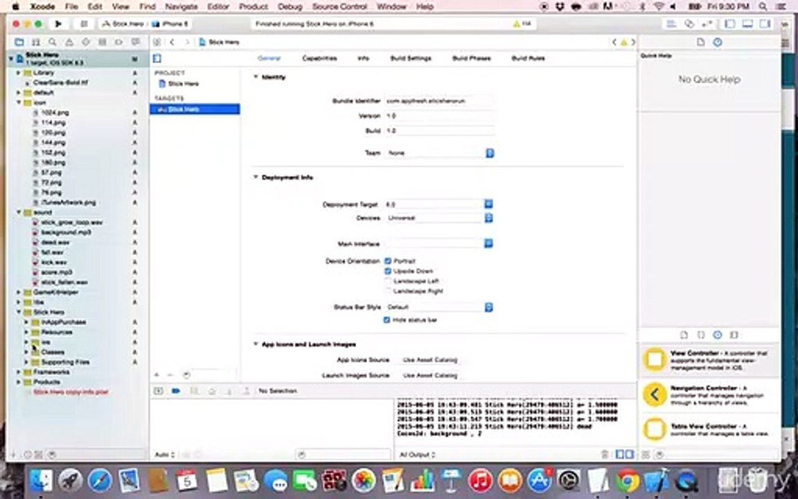 Overview of the source code and preparing the graphic theme