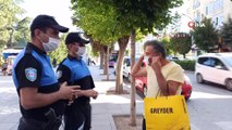 Maske takmadığı için ceza yedi, polislere “İyi maaşınız çıktı” dedi