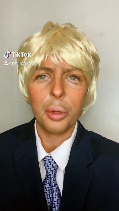 Sunderland make-up artist Philippa Gibbons as Boris Johnson