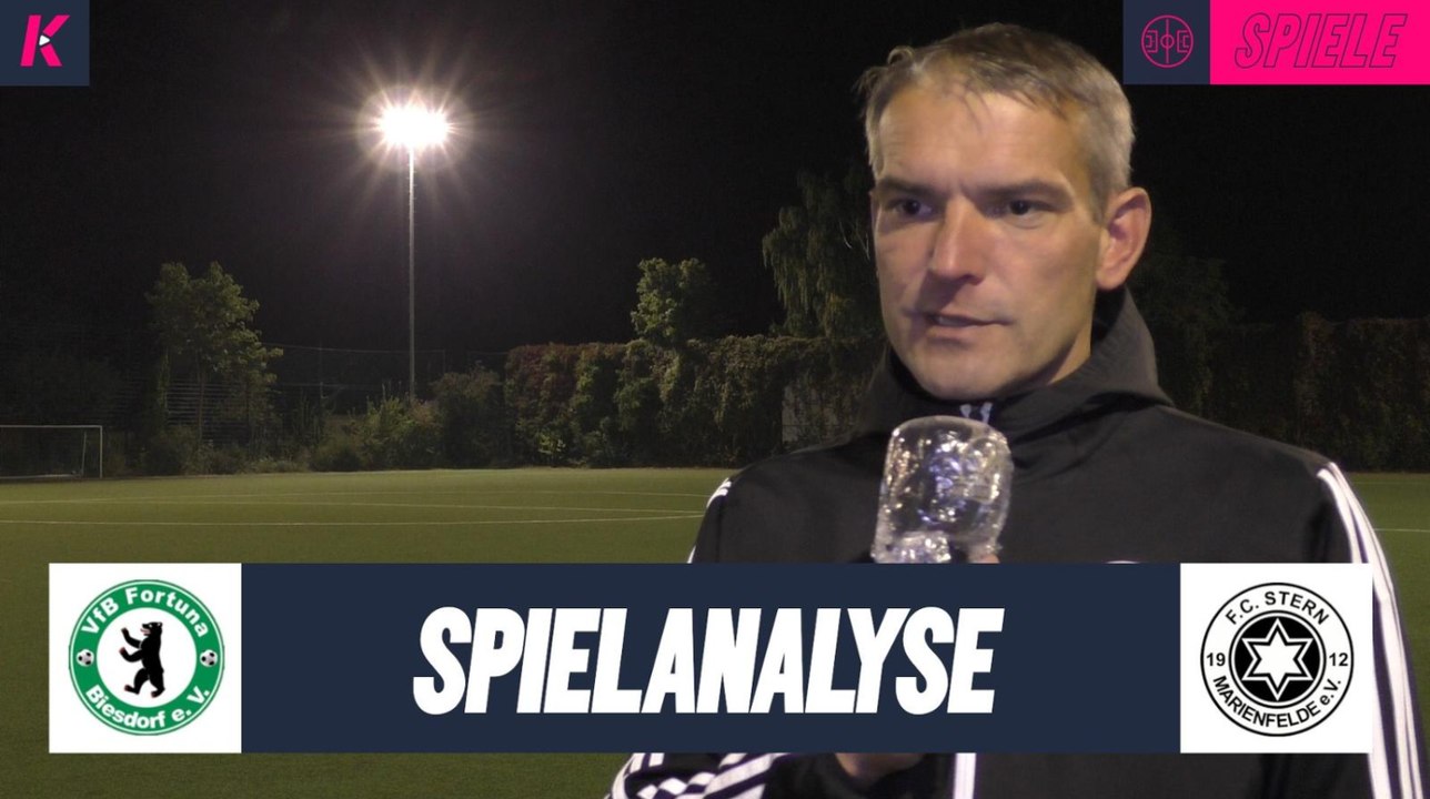 Die Spielanalyse | VfB Fortuna Biesdorf – FC Stern Marienfelde (Berlin-Liga)
