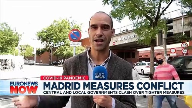 Madrid clashes with central government over tougher COVID restrictions