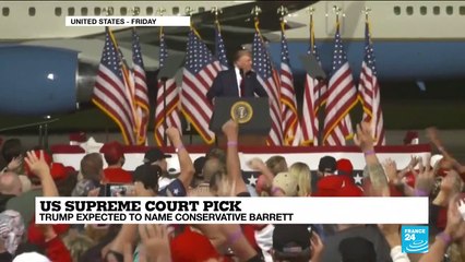 US supreme court pick: Trump expected to name conservative Barrett