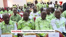 Politique | L’opposition répond à Hamed Bakayoko