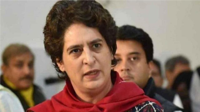 Midnight cremation: Priyanka question Yogi govt