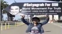 Sushant Singh Rajput के लिए शुरु हुआ सत्याग्रह, Fans ने ऐसे किया Protest |FilmiBeat