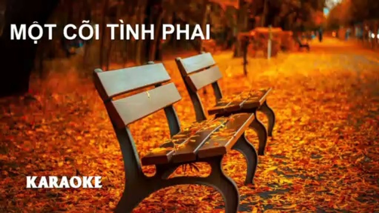Một Cõi Tình Phai - Karaoke ( Ton Nam - C#m ) | 3N Music