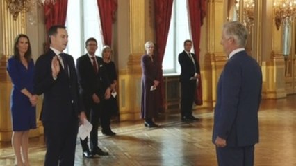 De Croo jura como primer ministro y presenta al nuevo Gobierno belga