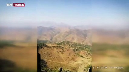 PKK'nın kullandığı 2 koridorlu mağara imha edildi