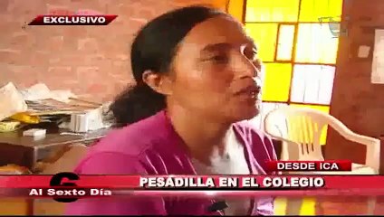 Pesadilla en el colegio: una terrible historia de bullying desde Ica