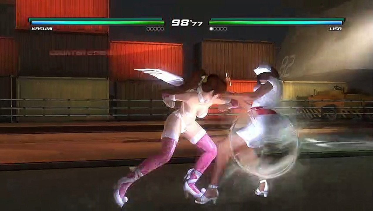 DOA5LR Honoka And Lisa Vs. Ayane And Kasumi