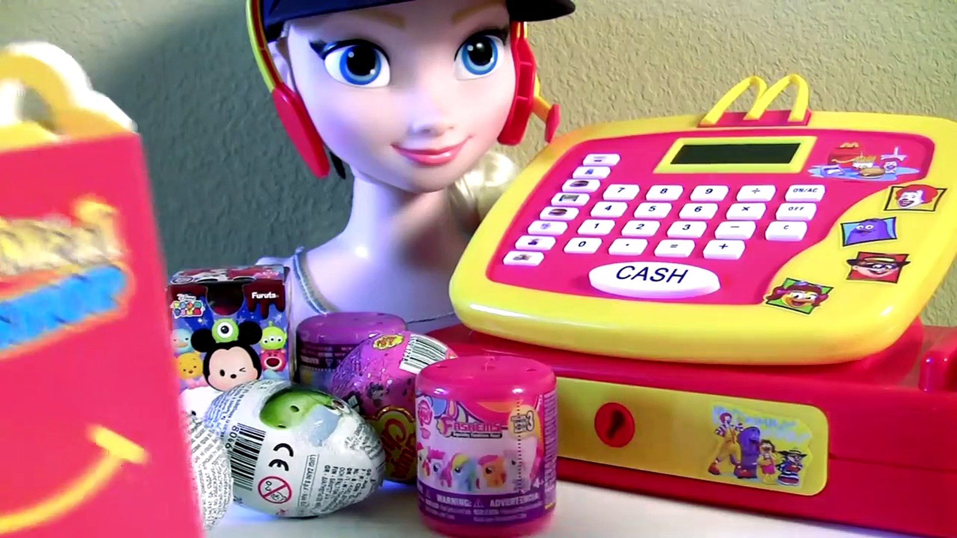 Elsa Trabalha no McDonalds !! Brinquedo McDonalds Cash Register Toy - video  Dailymotion