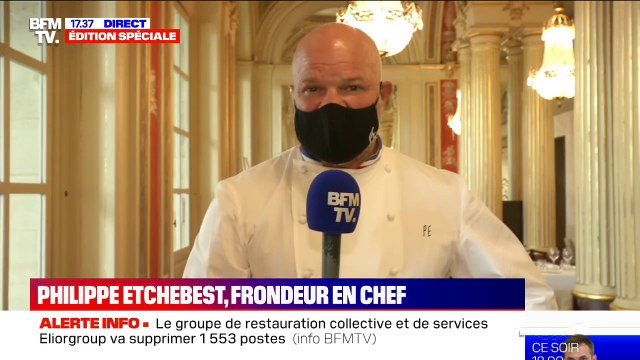 Philippe Etchebest invite les restaurateurs à se manifester par du bruit ce vendredi matin pour ne pas mourir en silence