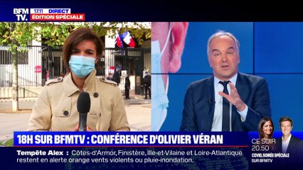 Édition spéciale : Conférence de presse d'Olivier Véran à 18h sur BFMTV - 01/10