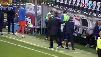 Daniel Ramirez GOAL - Sporting Charleroi 0 - 1 Lech Poznan (Full Replay)