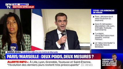 Samia Ghali: "Oui, on a asphyxié la ville" de Marseille "économiquement"