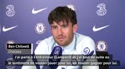 Chelsea - Chilwell : "Je suis d'abord venu pour Lampard"