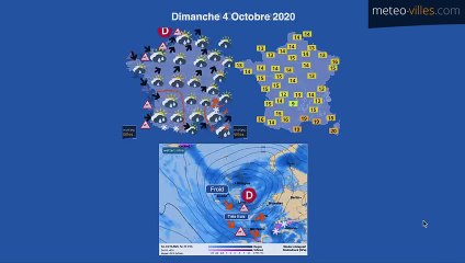 La dépression (et tempête) Alex n'est pas prête de nous quitter... bulletin du jeudi 1er octobre 2020