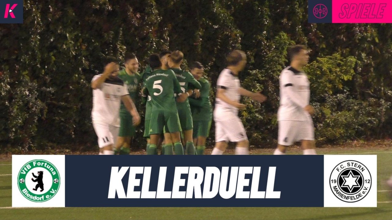 Fallrückzieher-Assist im Kellerduell | VFB Fortuna Biesdorf - FC Stern Marienfelde (Berlin-Liga)
