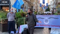 Çin, Ulusal Günü'nde protesto edildi - LONDRA