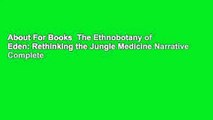 About For Books  The Ethnobotany of Eden: Rethinking the Jungle Medicine Narrative Complete