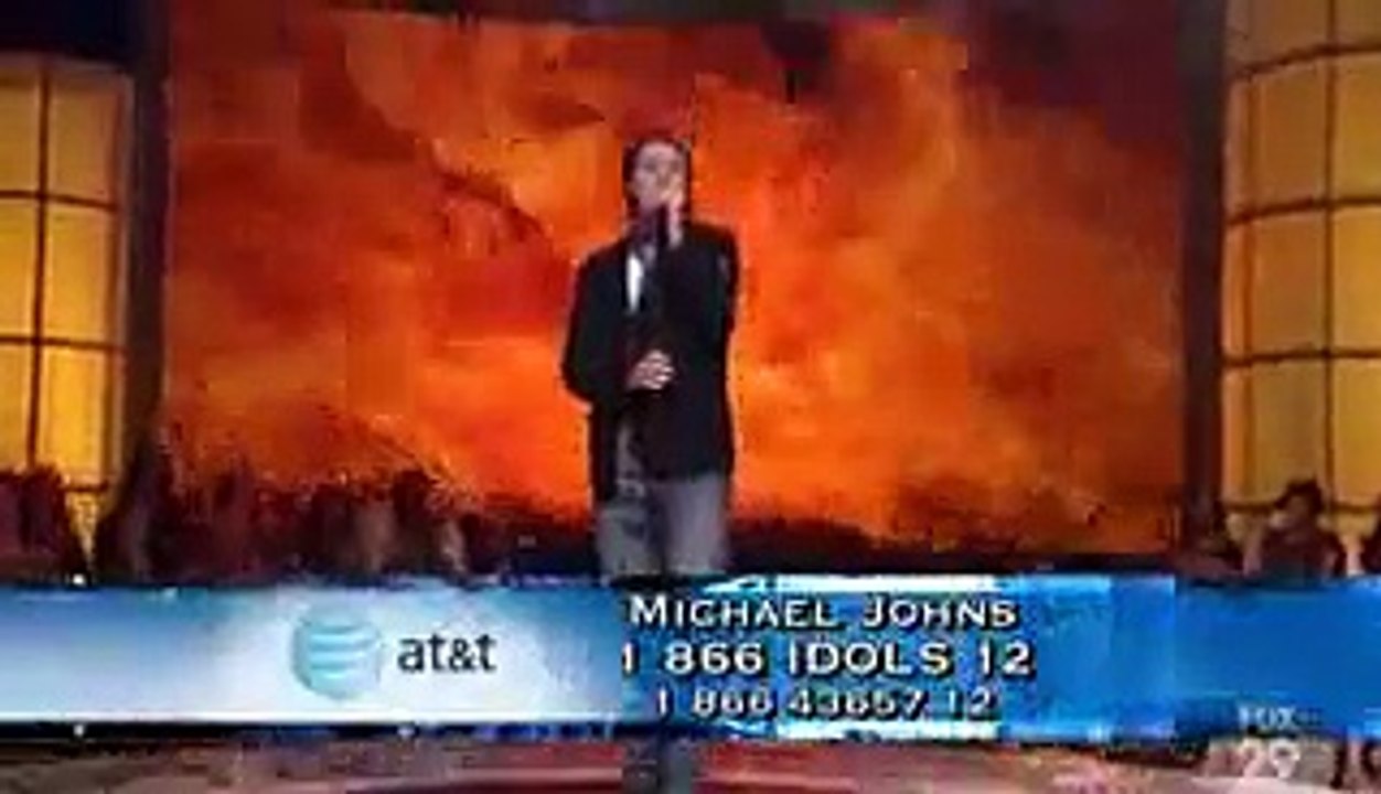 American Idol Season 7 Michael Johns Top 12 Males