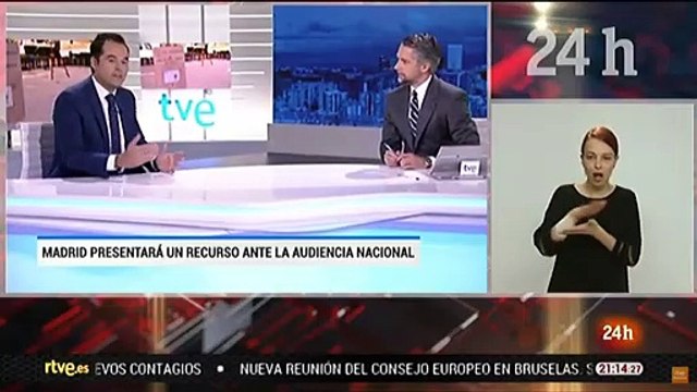 Ignacio Aguado, en el telediario de TVE: Pido disculpas porque no estamos siendo capaces de llegar a acuerdos