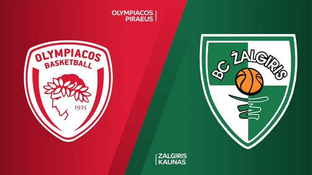 Olympiacos Piraeus - Zalgiris Kaunas Highlights | Turkish Airlines EuroLeague, RS Round 1