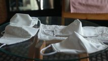 Mascarillas de seda, la apuesta de una joven chilena para bodas durante la pandemia