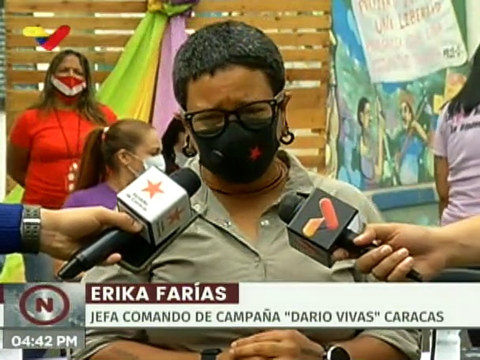 Juramentado Comando de Campaña Darío Vivas desde la plaza Lina Ron de Caracas