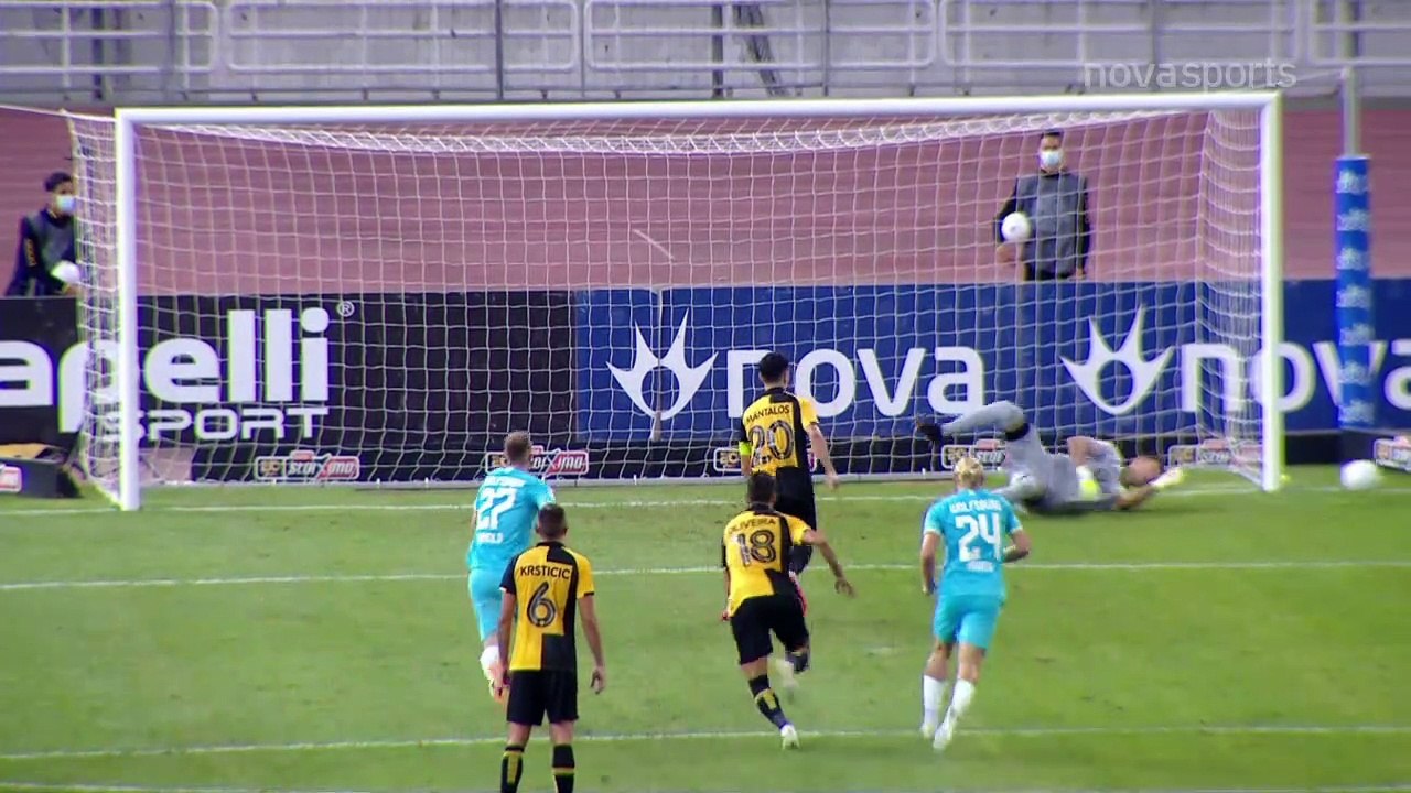 ΑΕΚ-Βόλφσμπουργκ- 2-1 (HL) 01.10.2020   Προκριματικά Europa League 2020-21