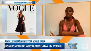 Modelo afrocolombiana en la portada Vogue Italia que triunfa en las mejores pasarelas del mundo