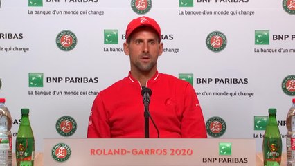 Télécharger la video: Djokovic 'proud' to win his 70th match at Roland Garros