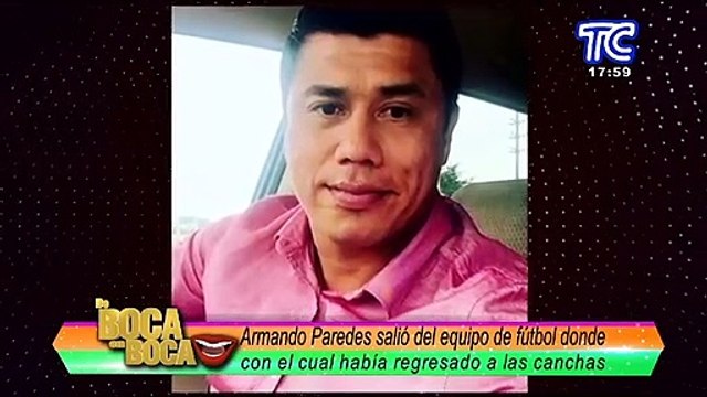Armando Paredes sin pareja y sin equipo: “estoy disfrutando cada momento”