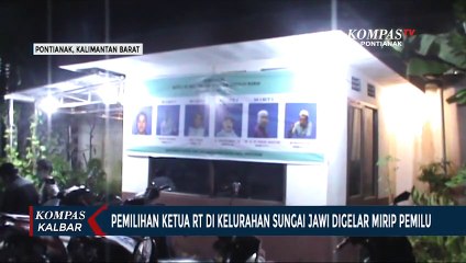 Pemilihan Ketua RT di Sungai Jawi Digelar Mirip Pemilu