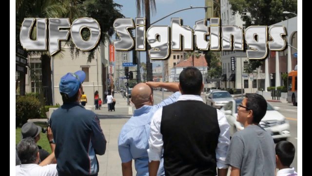 UFO Sightings Crowds Rush To Capture UFOs Over L.A. Episode 1