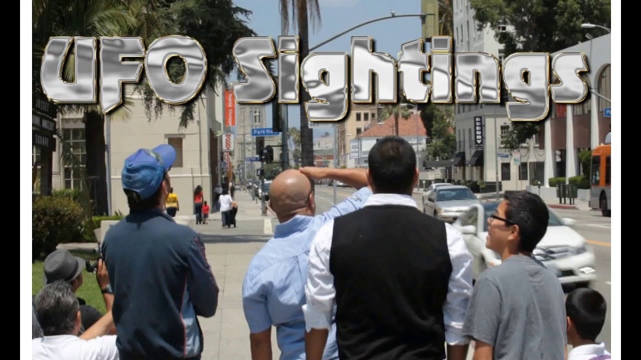 UFO Sightings Crowds Rush To Capture UFOs Over L.A. Episode 1