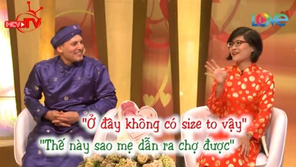 Chàng rể tây vô tư nhờ mẹ vợ dẫn đi mua quần chíp 'size khủng' và cái kết