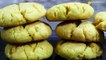 मक्के के आटे की कुरकुरी कुकीज । Eggless Cornmeal Cookies - Crispy Maize Flour cookies
