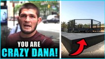 Khabib finally reacts to UFC 'Fight Island' and messages Dana White, Mike Perry on Nate Diaz & more