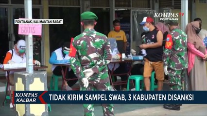 Gubernur Sanksi 3 Kabupaten karena tak Kirim Sampel Tes Swab