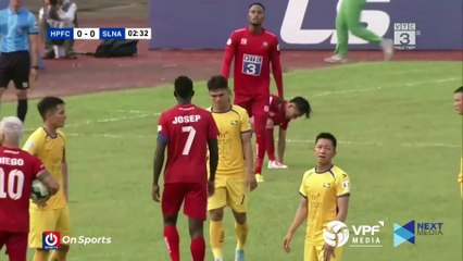 Highlights | Hải Phòng FC – SLNA | Hat-trick của Diego Silva - 3 điểm đầu tiên ở sân nhà | VPF Media