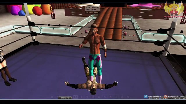 Pasta Lopez vs Bazza Windlow! MDA Charity Wrestling Event 2020 [Second Life Wrestling]